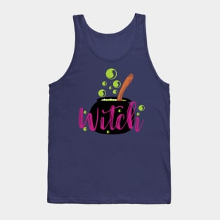 Bubbling Witch Cauldron Tank Top